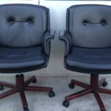 Pair of office chairs