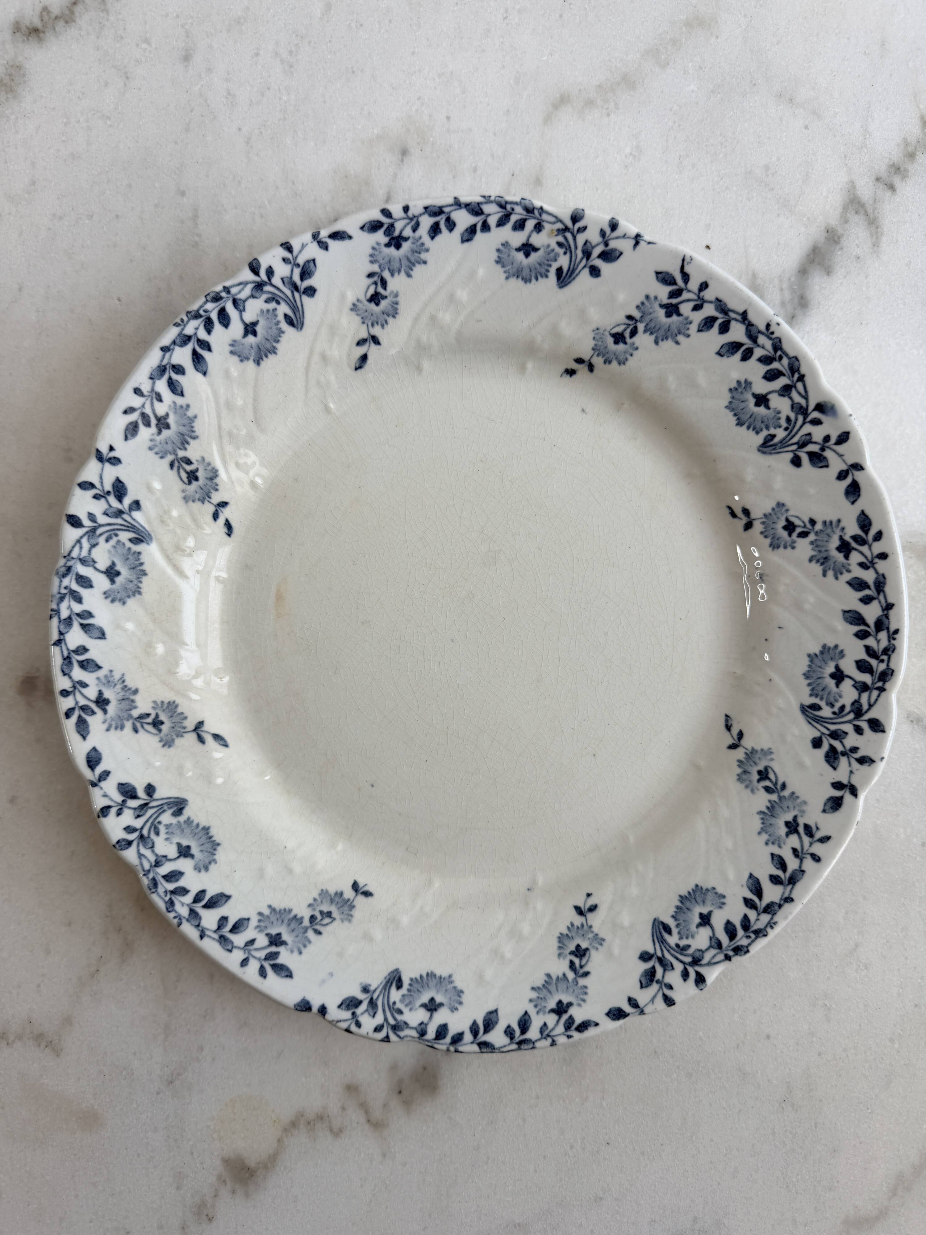 Set of two dessert plates - Luneville