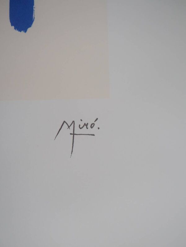 Joan Miro : Famille surréaliste - Lithographie signée