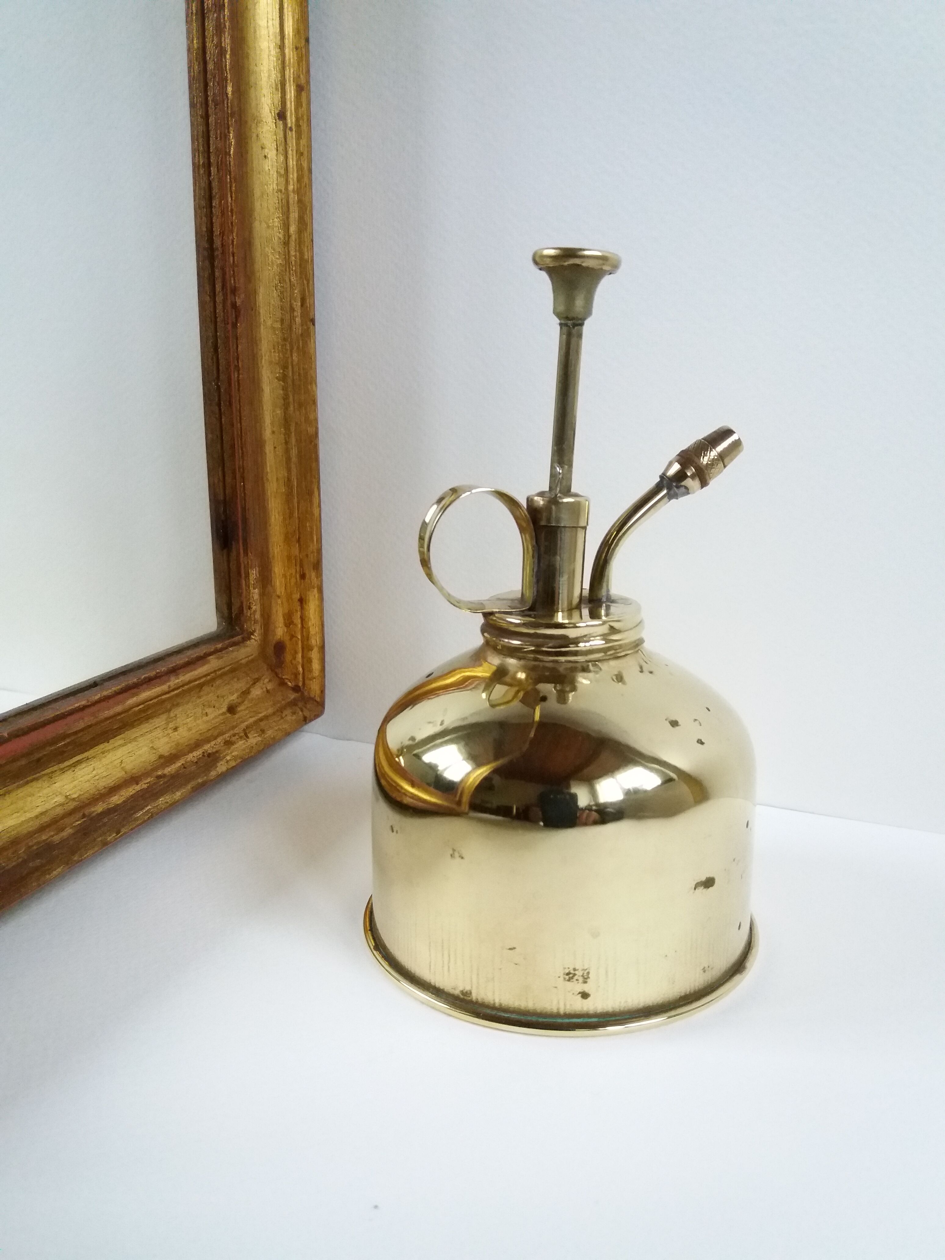Vintage brass plant spray