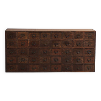 Pharmacy buffet Japanese medicine cabinet – Taishō / Shōwa period (c.1920-1945) #95