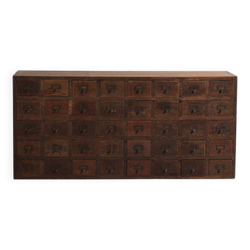 Buffet de pharmacie kusuri tansu japonais ancien – Taishō / Période Showa (c.1920-1945) #95