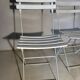 Salon de jardin pliant style bistrot – table et 3 chaises