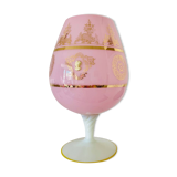 Large Italian opaline cup with small relief cameos.