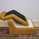 Yellow corduroy modular sofa, 1970s, set of 7