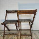 Vintage folding chairs