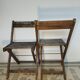 Chaises pliantes vintage