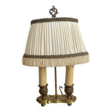 2-light brass hot water bottle lamp