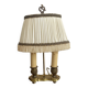 2-light brass hot water bottle lamp