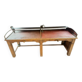 Old french bank table early 20th century trade furniture table