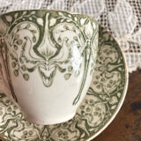 Ironstone cup Creil and Montereau