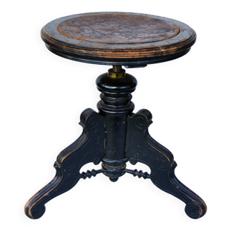 Tabouret de piano Napoléon III avec vis