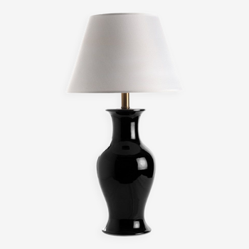 Base lamp vase black