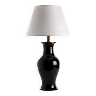 Base lamp vase black