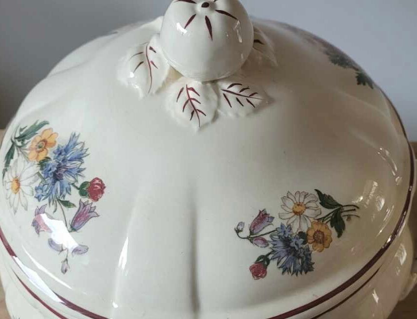 Sarreguemines model soup tureen Agreste
