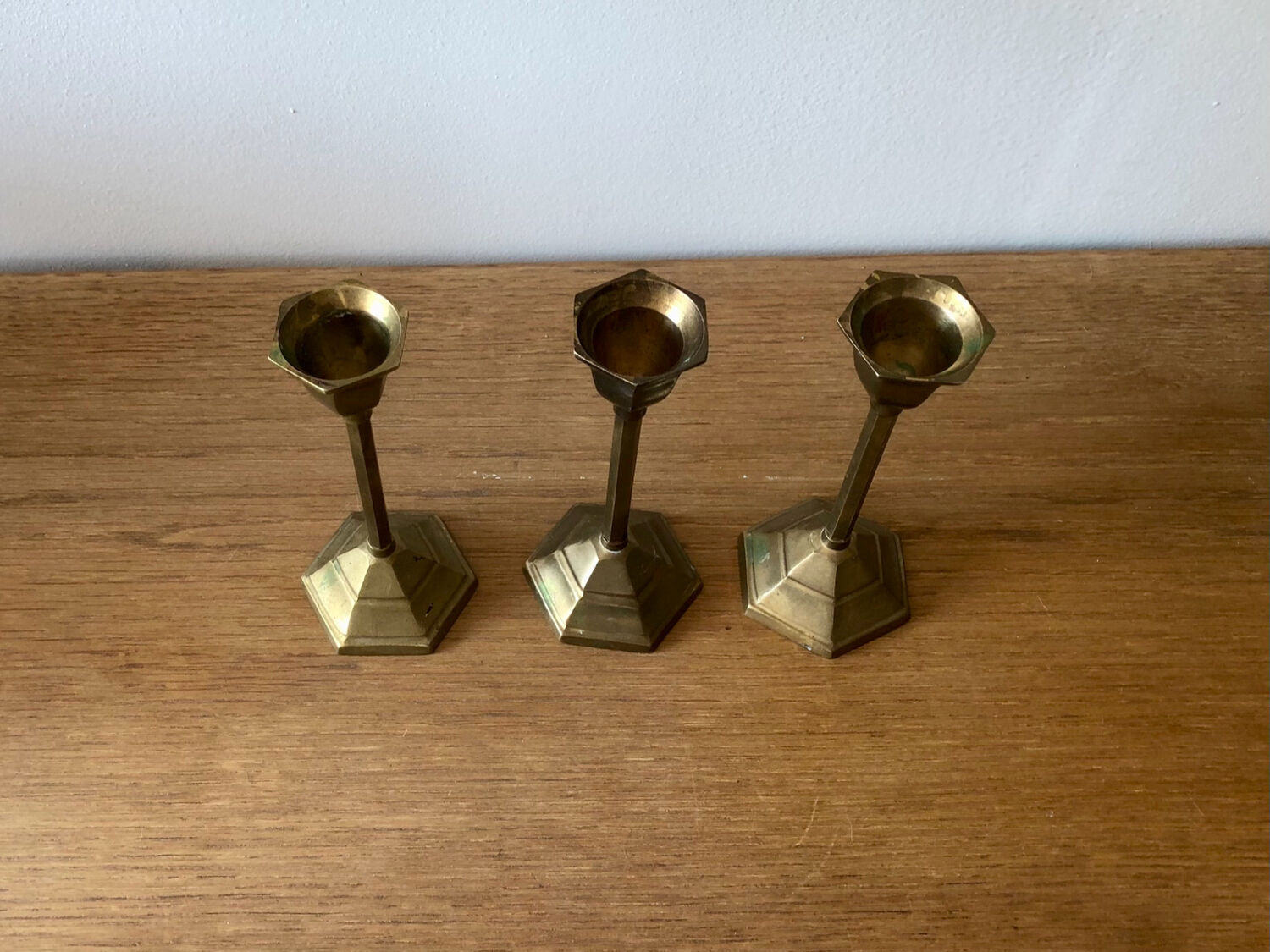 Brass candle holder