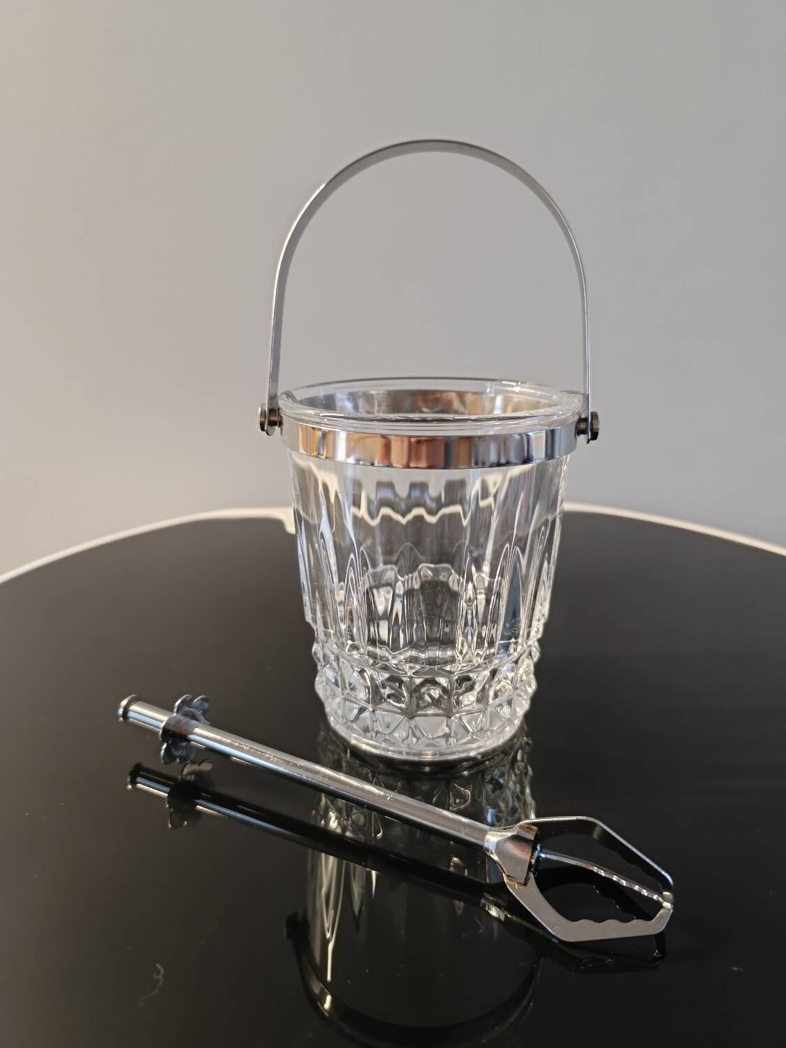 Vintage Cristal d'Arques ice bucket