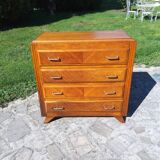 Compass leg chest of drawers