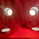Pair of Eye-Ball lamps, 70s inspiration