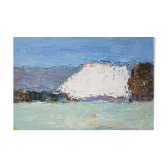 Painting by Nagao Usui "Landscape of Provence"