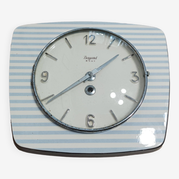 Ceramic wall clock + vintage bayard key