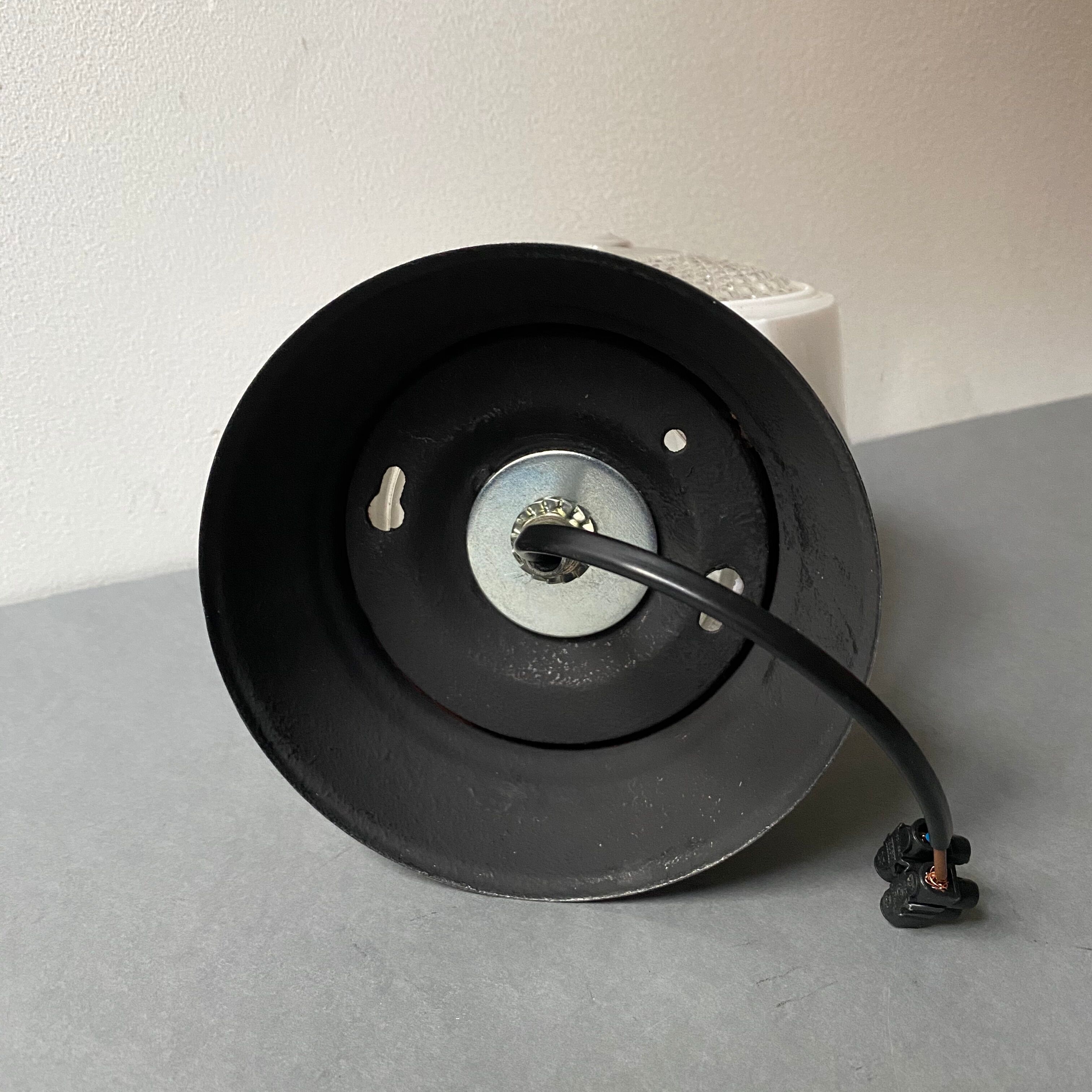 Old vintage glass wall sconce