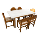 Table vintage Hank Lowenstein Padua et 6 chaises, des années 70