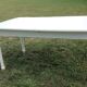 Ensemble table de ferme  blanche et quatre chaises