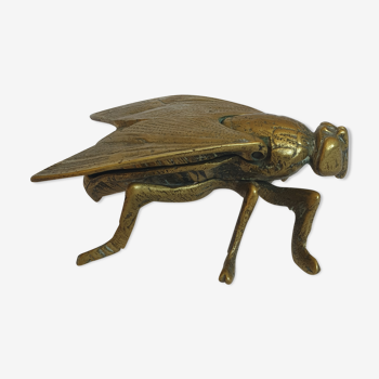 Brass fly ashtray