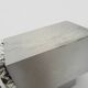 Pair of Space Age Cubist wall lights. Brushed aluminum, 1970s