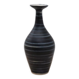 Scandinavian ceramic vase signed, 1960