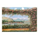 HSP painting "Terrace of roses on the lake" signed L. Orsini for restoration