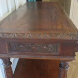 Ancien-Desserte-Console-Meuble de présentation-Henry II-fin xixème