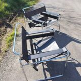 Pair of Wassily Armchairs reissue by Marcel Breuer