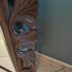 Antique mirror in openwork carved wood