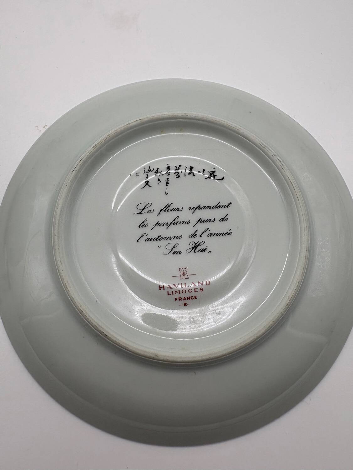 Cup and saucer, Haviland, Sin Hai model, Limoges, France