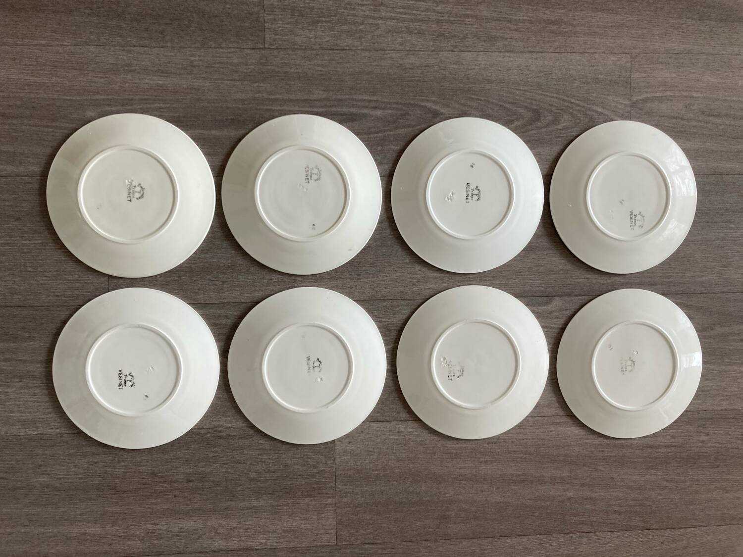 Badonviller dessert plates - Vésinet - Art Deco