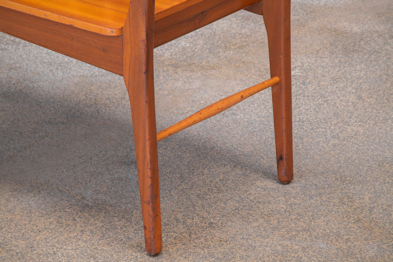 Scandinavian teak bench, 1960s