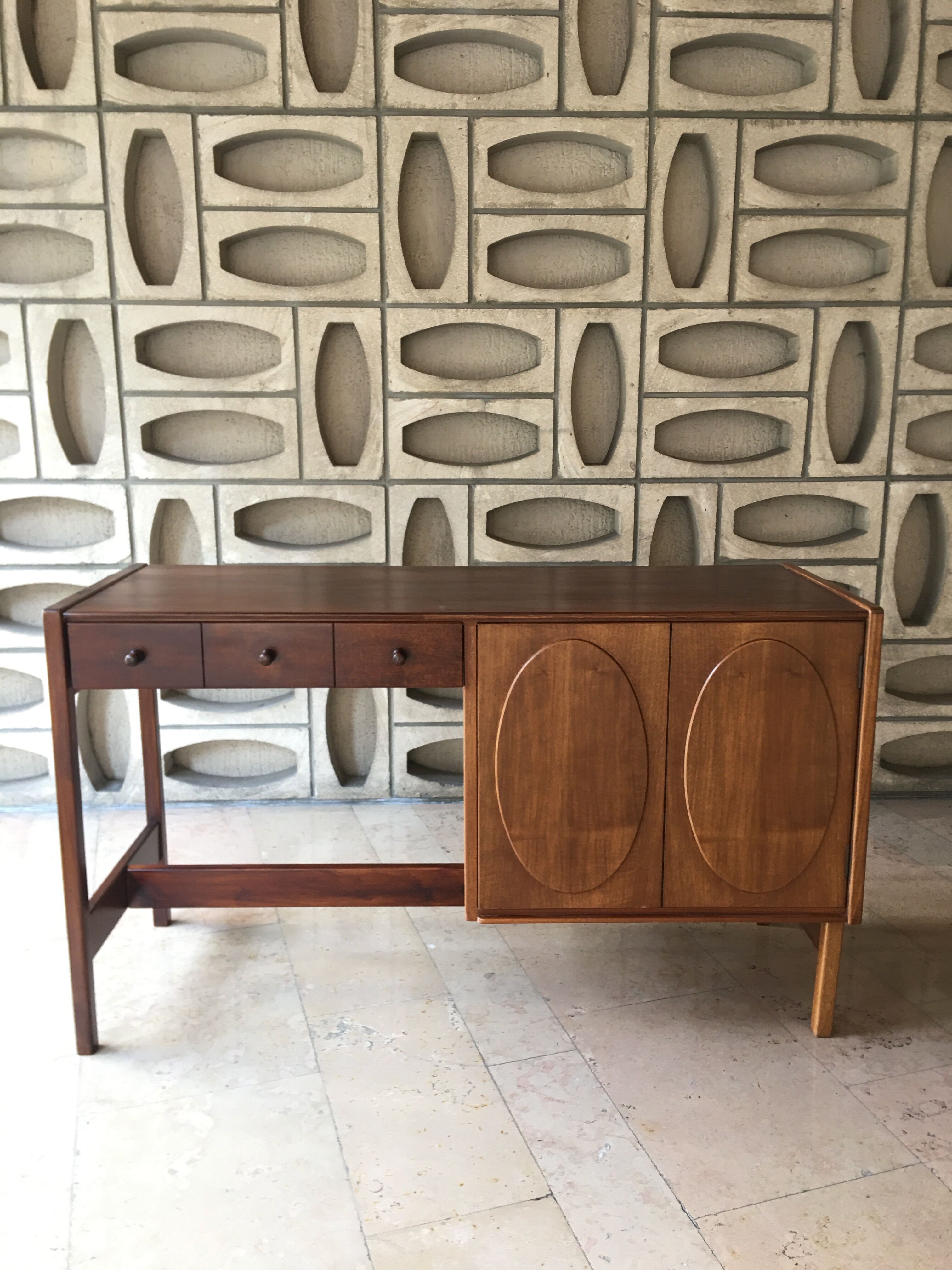 Scandinavian teak office