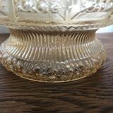 Vintage amber glass hanging