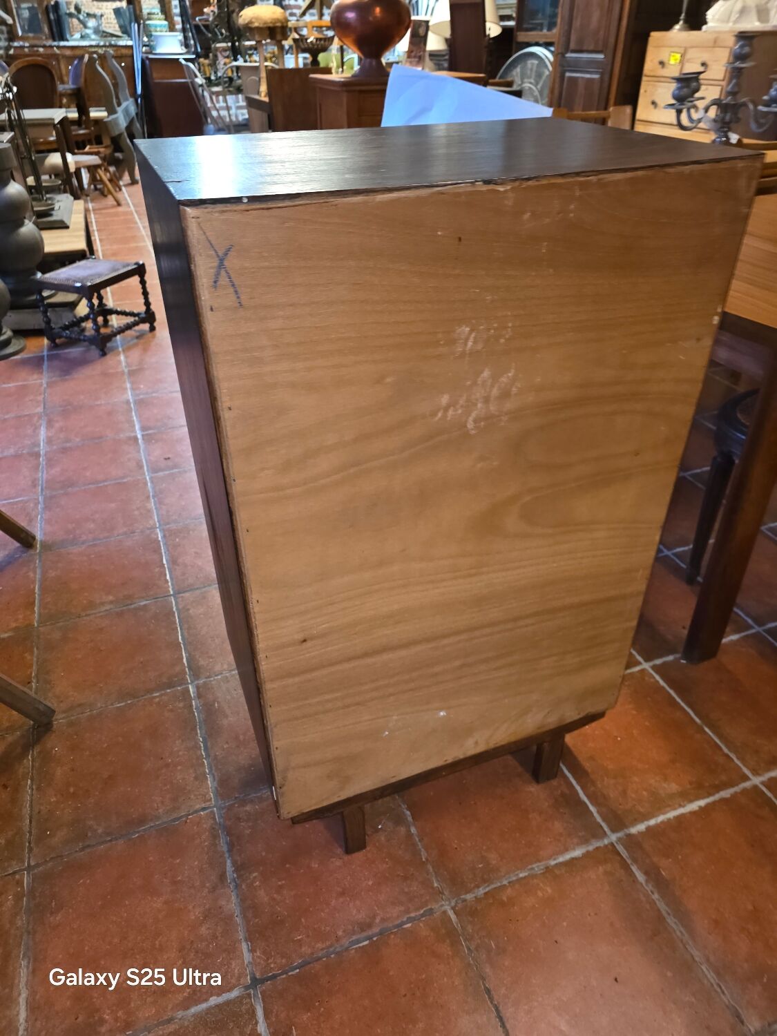 1960s oak chiffonnier cabinet