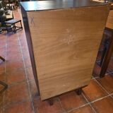 1960s oak chiffonnier cabinet