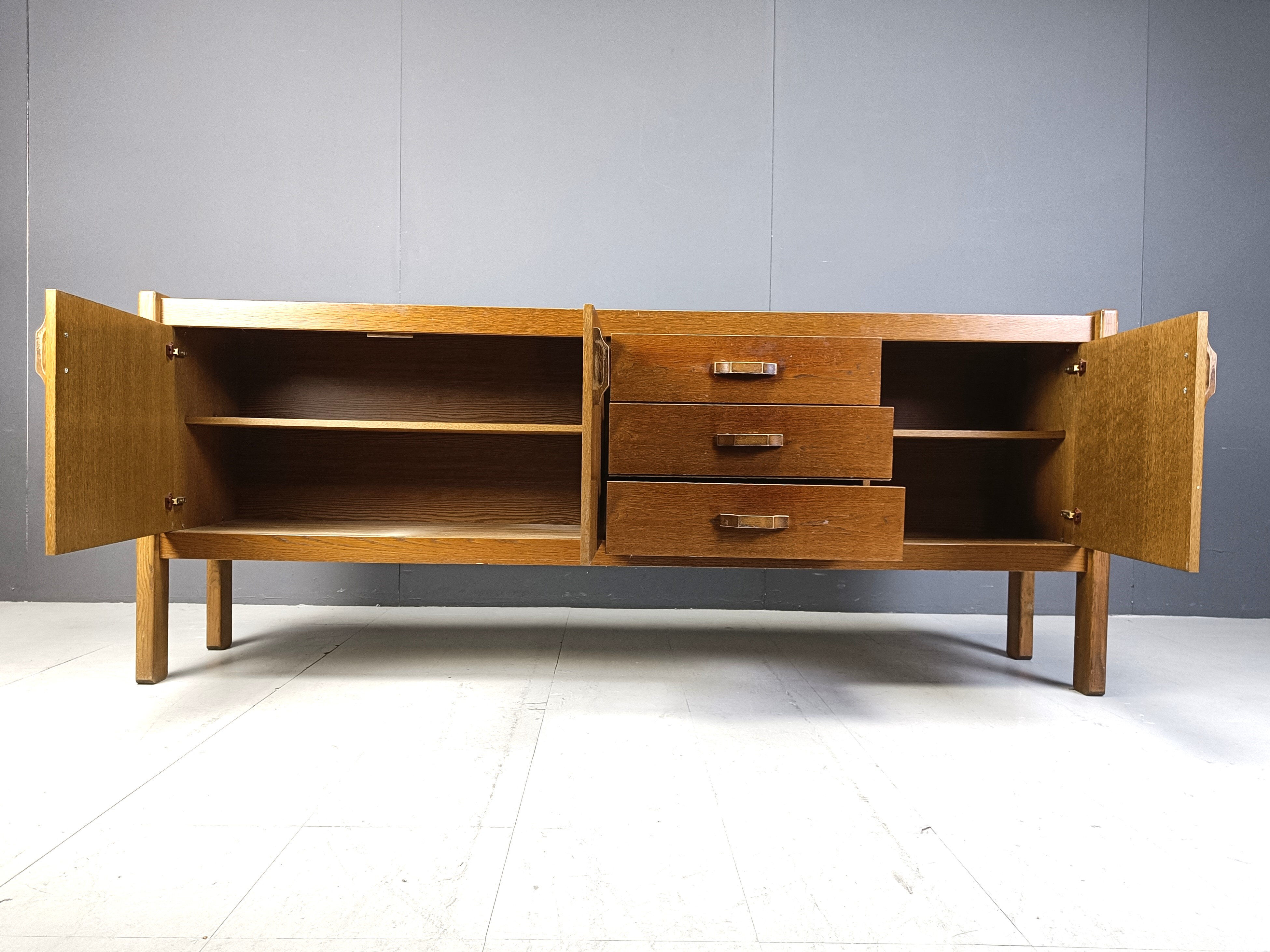 Vintage oak sideboard, 1960s