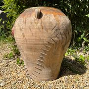 Jarre poterie en terre cuite ancienne 19ème