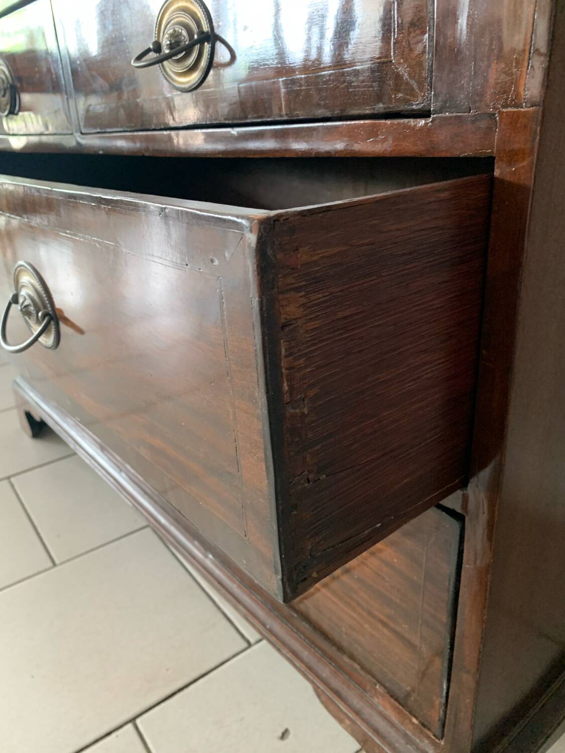 Old English Slope Desk 19th Century