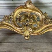 Louis XV style console table in gilded wood, 19th century