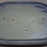 Antique wedding globe in oval glass 32 cm high