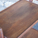 Vintage wooden serving trolley