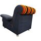 Set de 2 fauteuils vintage orange et noirs space age