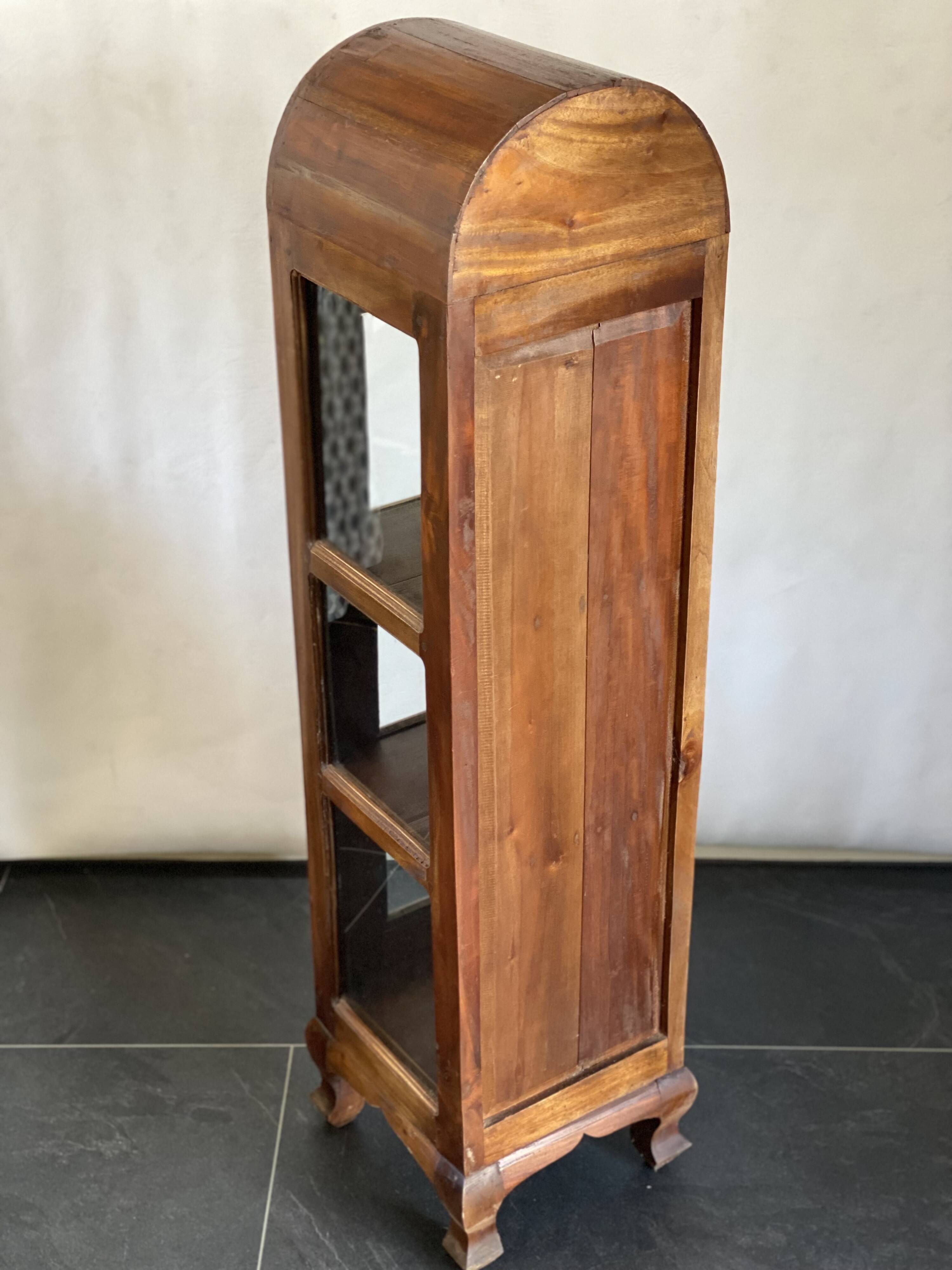 Vintage domed lighthouse curio cabinet